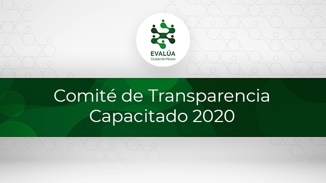 Capacitación del comite de transparencia 2020