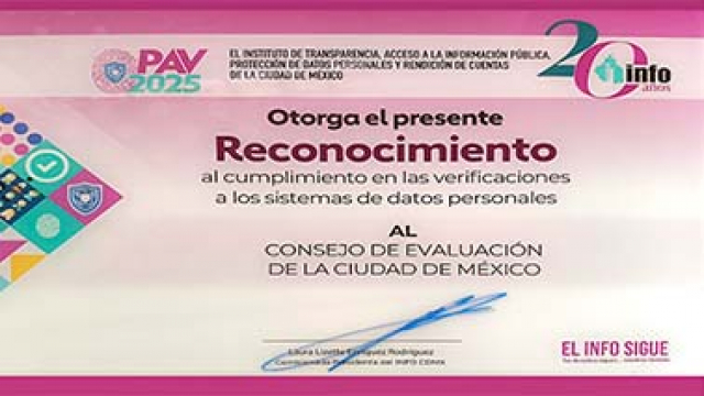 Cumplimiento en las verificaciones a los sistemas de datos personales (PAV 2025).